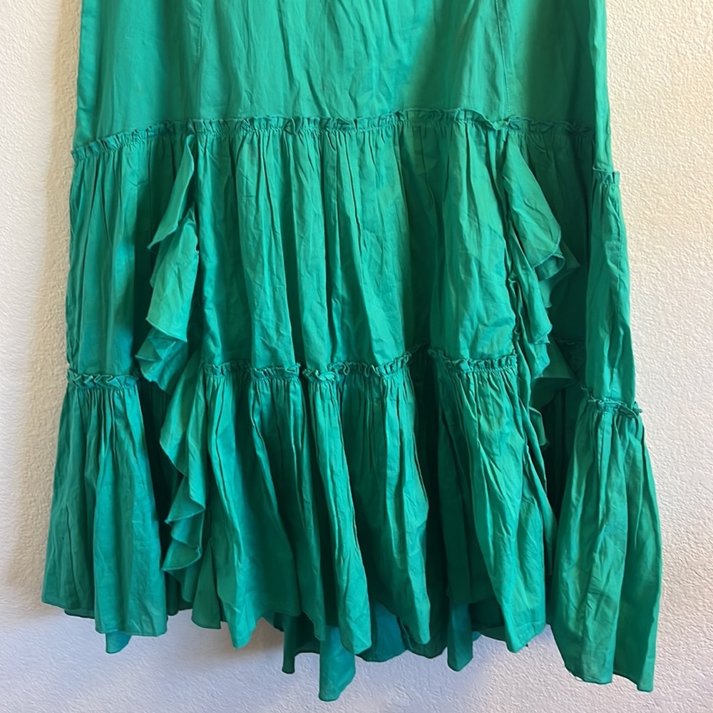Venus green ruffle skirt - Picture 3 of 6